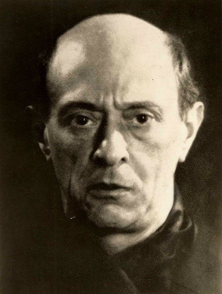Schoenberg Portrait by Man Ray