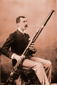 Image of a nineteenth century bassoonist