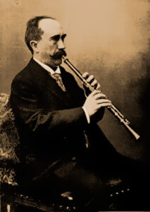 Picture of a nineteenth century oboist