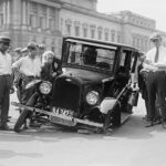 1920s Image of an auto wreck.