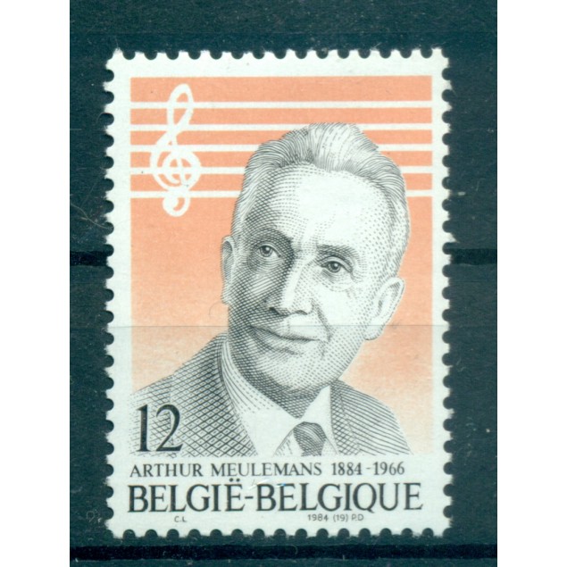 Belgian postage stamp commorating Arthur Meulemans